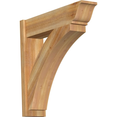 Ekena Millwork Thorton Rough Sawn Traditional Outlooker, Western Red Cedar, 8"W x 32"D x 32"H OUT08X32X32THR01RWR